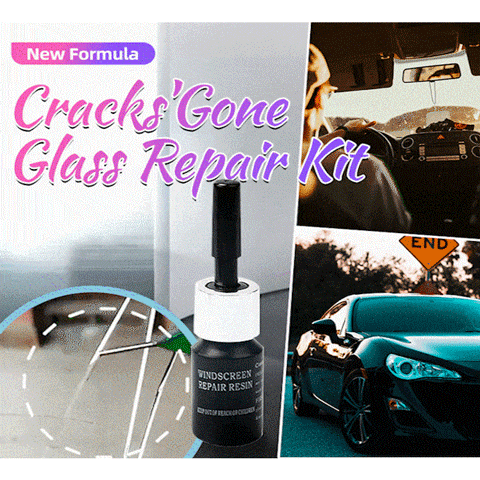 Cracks’Gone Glass Repair Kit (New Formula)