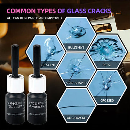 Cracks’Gone Glass Repair Kit (New Formula)