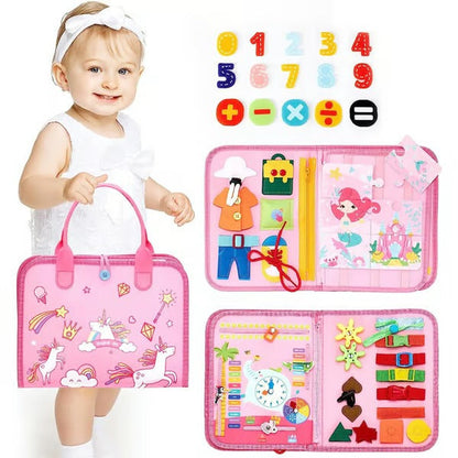 Toddler Busy Board | Preschool Learning Activities