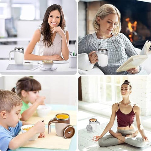 Automatic Magnetic Stirring Coffee Mug