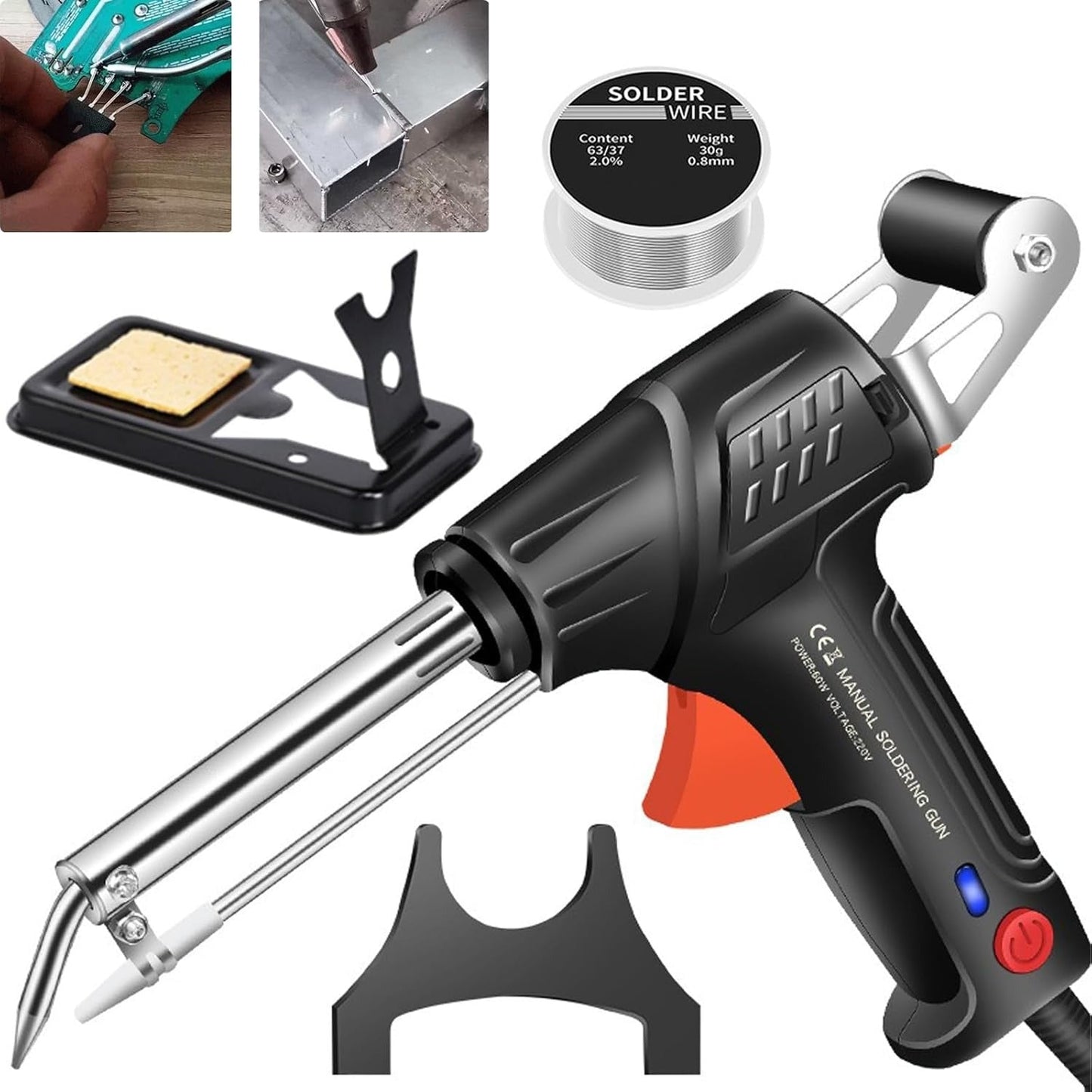 Internally heated industrial laser welding tools