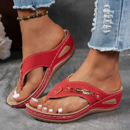 Women's Comfortable Breathable Mesh Orthopedic Sports Slippers - Arch Support