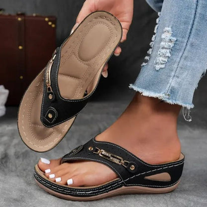 Women's Comfortable Breathable Mesh Orthopedic Sports Slippers - Arch Support