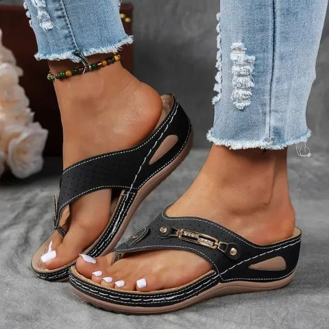 Women's Comfortable Breathable Mesh Orthopedic Sports Slippers - Arch Support