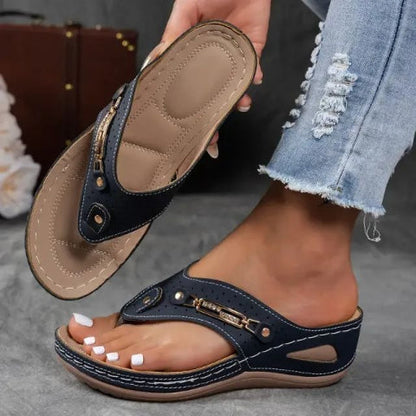 Women's Comfortable Breathable Mesh Orthopedic Sports Slippers - Arch Support