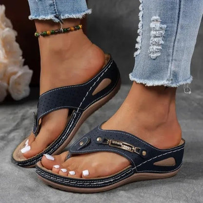 Women's Comfortable Breathable Mesh Orthopedic Sports Slippers - Arch Support