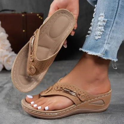 Women's Comfortable Breathable Mesh Orthopedic Sports Slippers - Arch Support