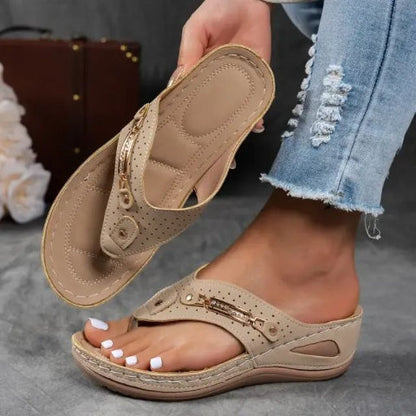 Women's Comfortable Breathable Mesh Orthopedic Sports Slippers - Arch Support