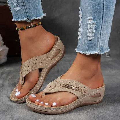 Women's Comfortable Breathable Mesh Orthopedic Sports Slippers - Arch Support