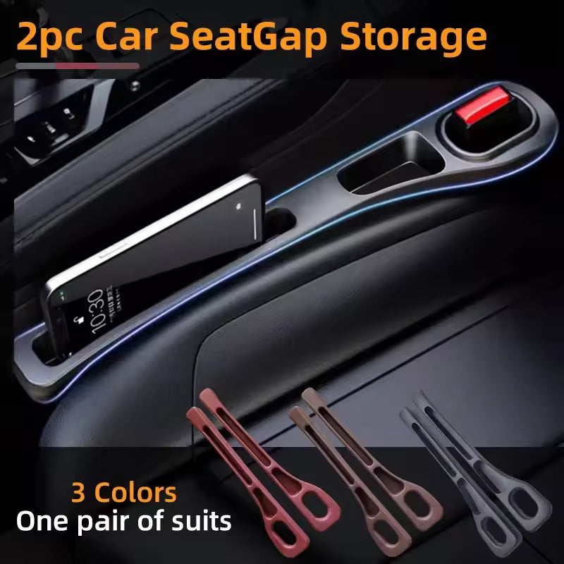 Car Seat Crevice Storage Box 2pcs – Console Organizer & Gap Filler