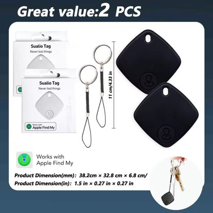GPS Tracking Wallet Card Smart Tag Compatible with Apple Find My Devices
