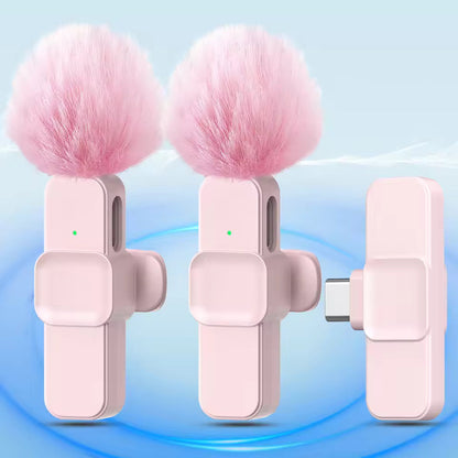 K10 Clip-On Wireless Microphone – Compact Audio & Video Recording Mic for Mobile & PC