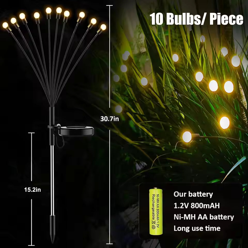 Solar Firefly Lights – Waterproof Garden Decor for Outdoors