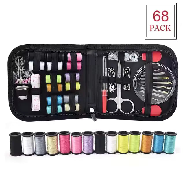 All-in-One Sewing Kit with Thread, Needles & Accessories for Beginners