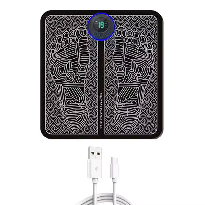 Foot Pressure Relief Massager – Compact Pad with 8 Modes & 19 Levels