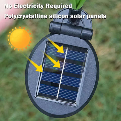 Solar Butterfly Yard Lights – 6LED Fiber Optic Lawn Landscape Decor