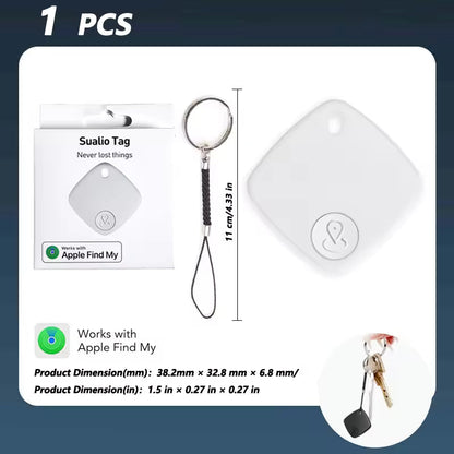 GPS Tracking Wallet Card Smart Tag Compatible with Apple Find My Devices